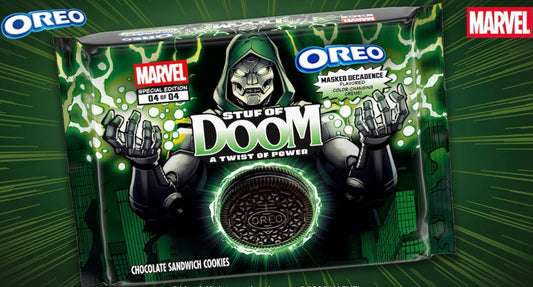 Marvel Doctor Doom x Oreo Stuf of Doom Cookies with Colour Changing Creme (303g)