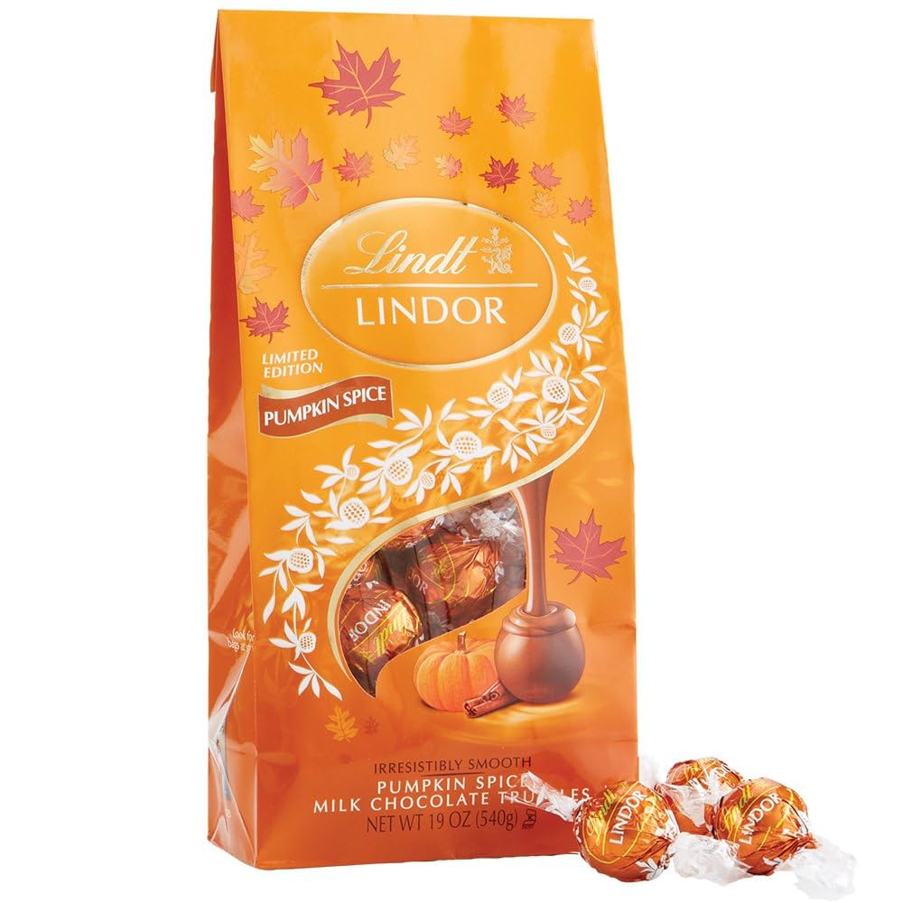 Lindt Pumpkin Spice Milk Chocolate Truffles (144g) Limited Edition