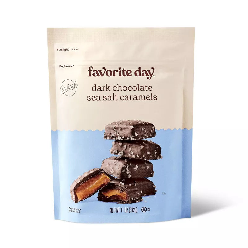 Favorite Day Dark Chocolate Sea Salt Caramels (312g)