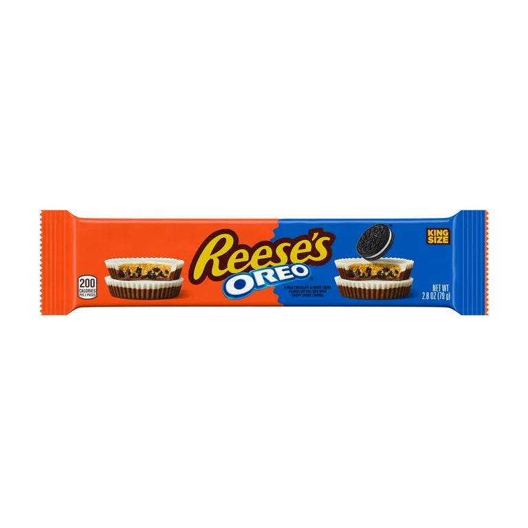 Reese's Oreo Milk Chocolate and White Creme King Size Peanut Butter Cups King Size (79g)