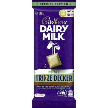 Cadbury Dairy Milk Mint Triple Decker (178g)