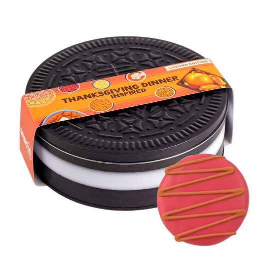 Oreo Thanksgiving Dinner Cookie Tin 12 Count Limited Edition Flavours