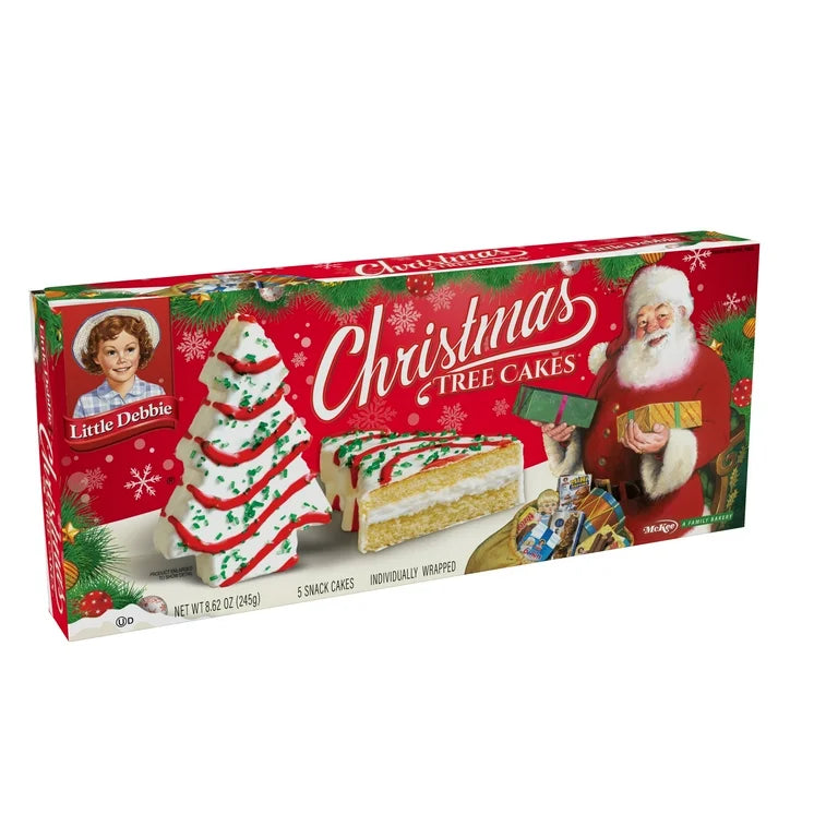 Little Debbie Vanilla Christmas Tree Cakes Limited Edition (245g)