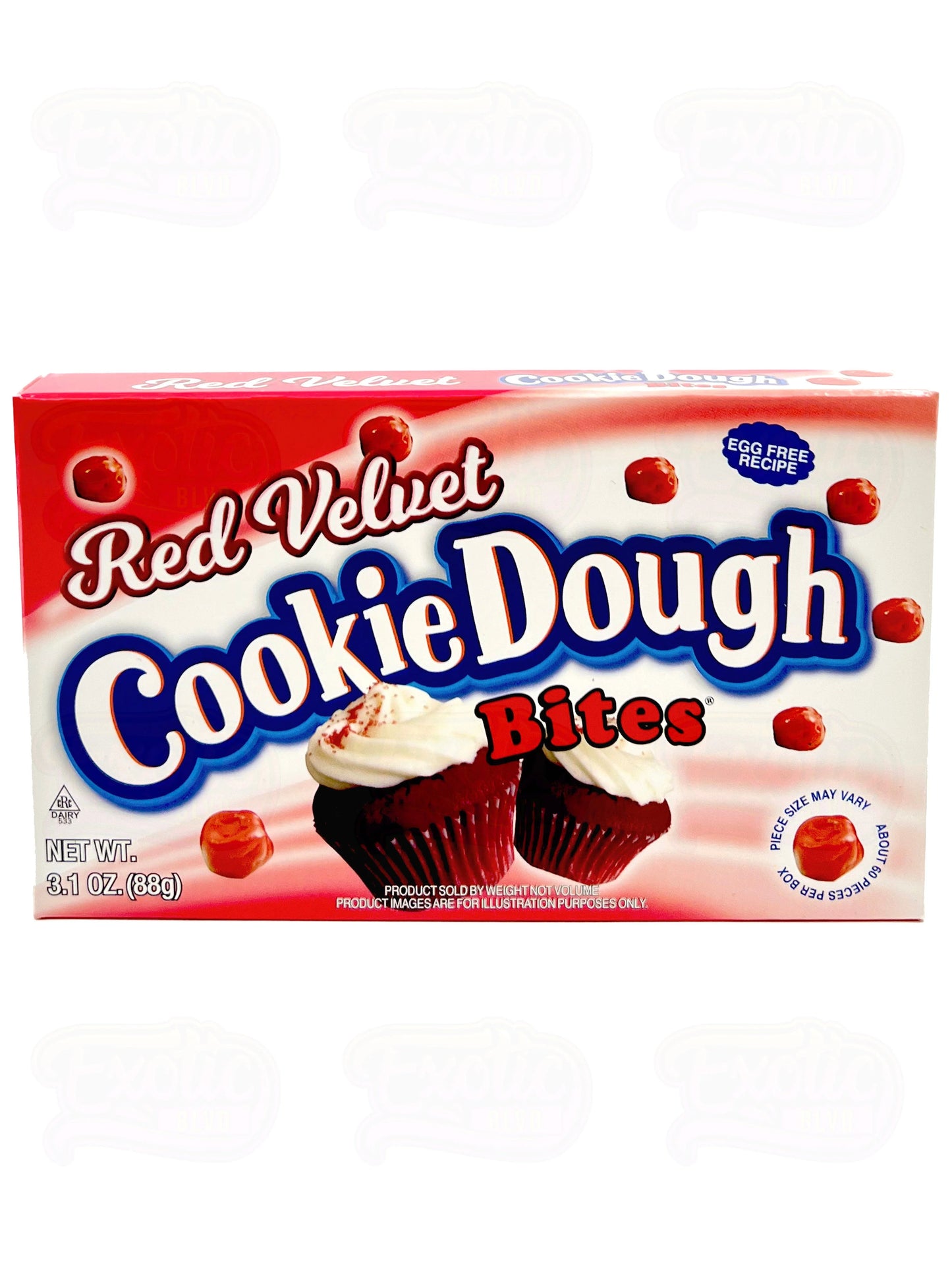 Red Velvet Cupcake Cookie Dough Bites (88g)