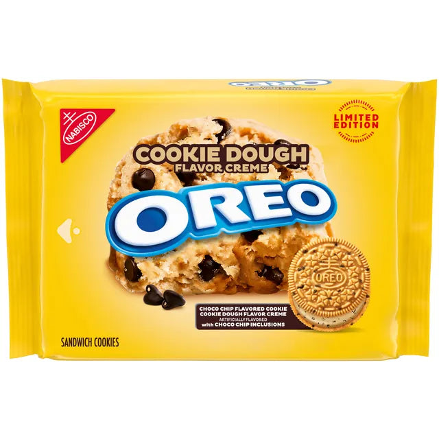 Oreo Cookie Dough Flavoured Creme & Chocolate Chip Cookies Limited Edition (303g)