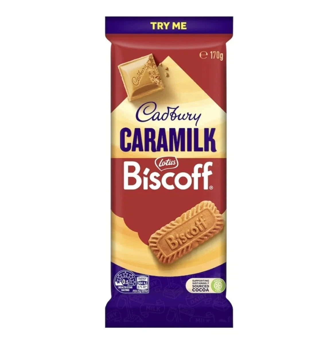 Cadbury Caramilk Lotus Biscoff (170g)