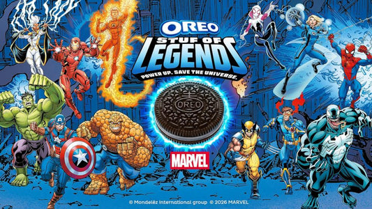 Marvel x Oreo Stuf of Legend Cookies with Colour Changing Creme (303g)