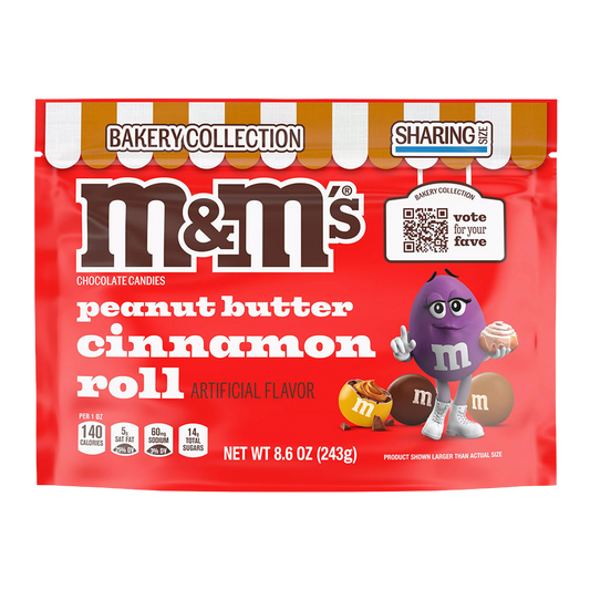 M&M’s Bakery Collection Peanut Butter Cinnamon Roll (243g)