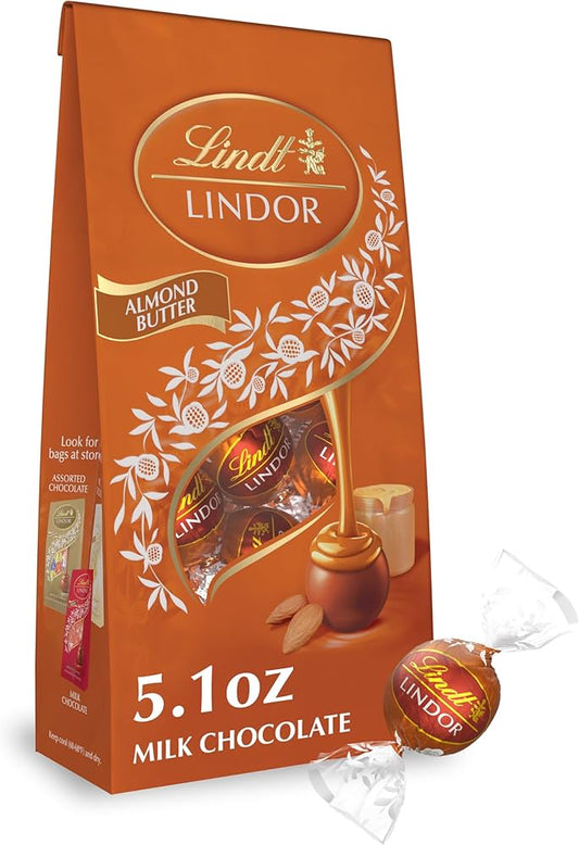 Lindt Almond Butter Milk Chocolate Truffles (144g) Limited Edition