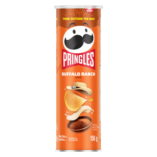 Pringles Buffalo Ranch Flavour Potato Crisps (156g)