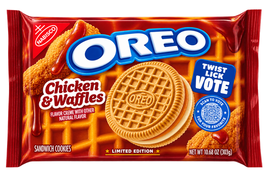 Oreo Chicken & Waffles Sandwich Cookies Limited Edition (303g)