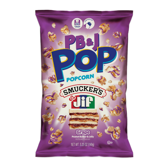 Candy Pop Peanut Butter & Jelly Grape Popcorn (149g)