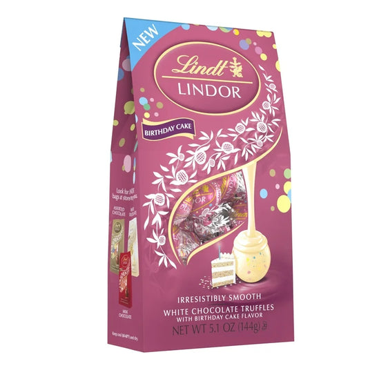Lindt Birthday Cake White Chocolate Truffles (144g) Limited Edition