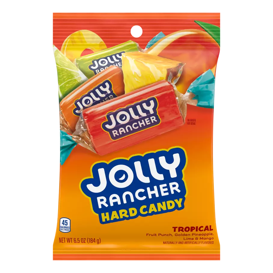 Jolly Rancher Tropical Hard Candy Bag (184g)