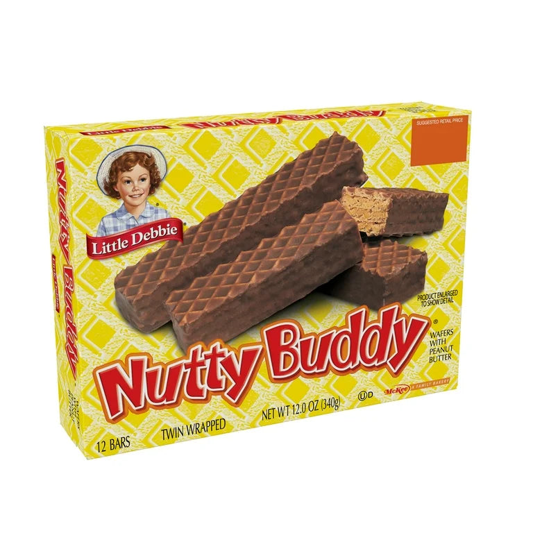 Little Debbie Nutty Buddy Wafer Bar (340g)