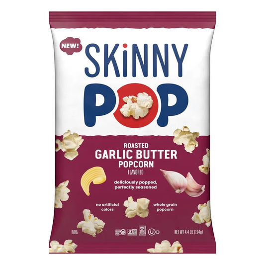 Skinny Pop Popcorn Garlic Butter (124g)