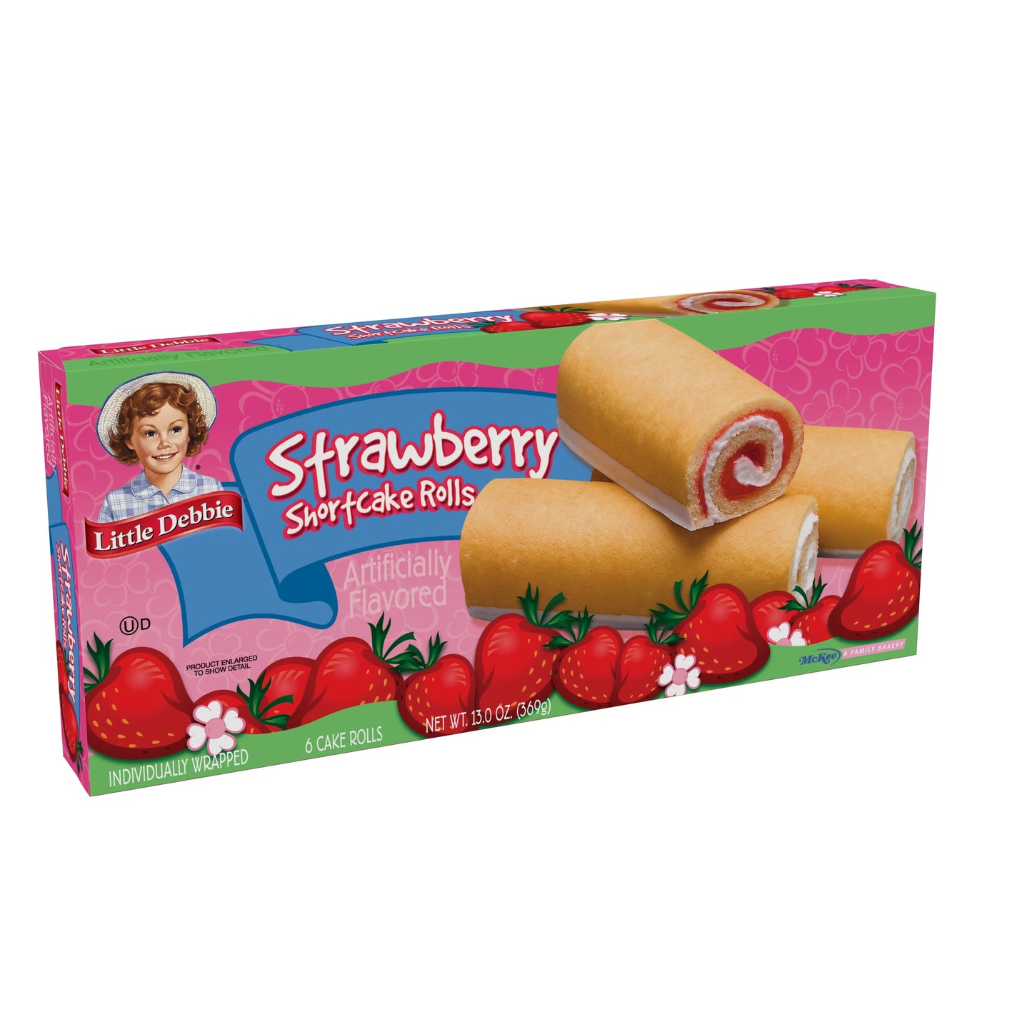 Little Debbie Strawberry Shortcake Rolls (369g)