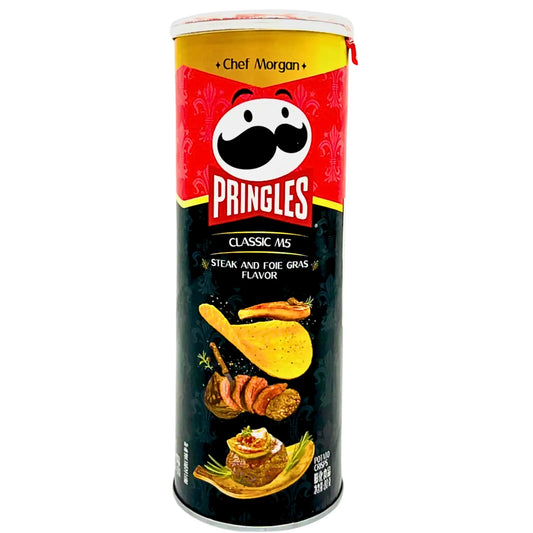 Pringles Classic M5 Steak and Foie Gras Potato Flavour Crisps (80g)