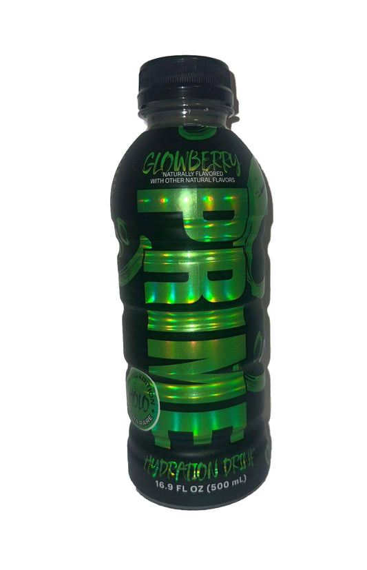 DAMAGED Prime Hydration Glowberry Ultra Rare 500ml