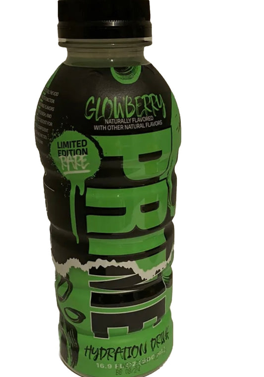 Prime Hydration Glowberry Limited Edition Rare US Bottle 500ml