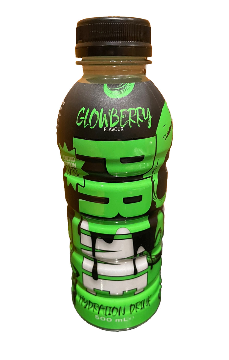 Prime Hydration Glowberry Limited Edition Rare UK Bottle 500ml
