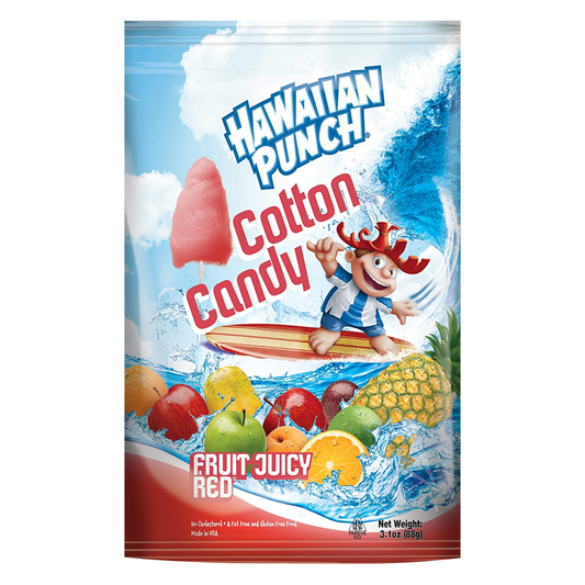 Hawaiian Punch Cotton Candy Floss Fruit Juicy Red (88g)