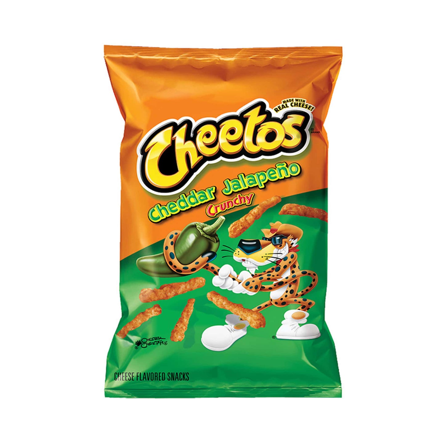 Cheetos Crunchy Cheddar Jalapeño Cheese Flavoured Crips 8oz (227g)