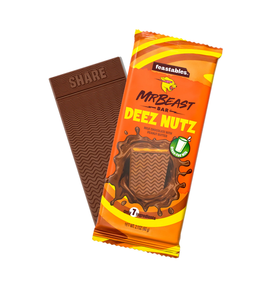 Feastables MrBeast Dark Chocolate Sea Salt Bar, 2.1 oz, 1 Bar