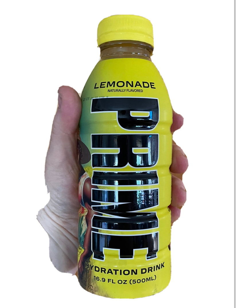 Prime Hydration Lemonade 500ml Bottle Limited Edition Venice Beach Scagnelli's