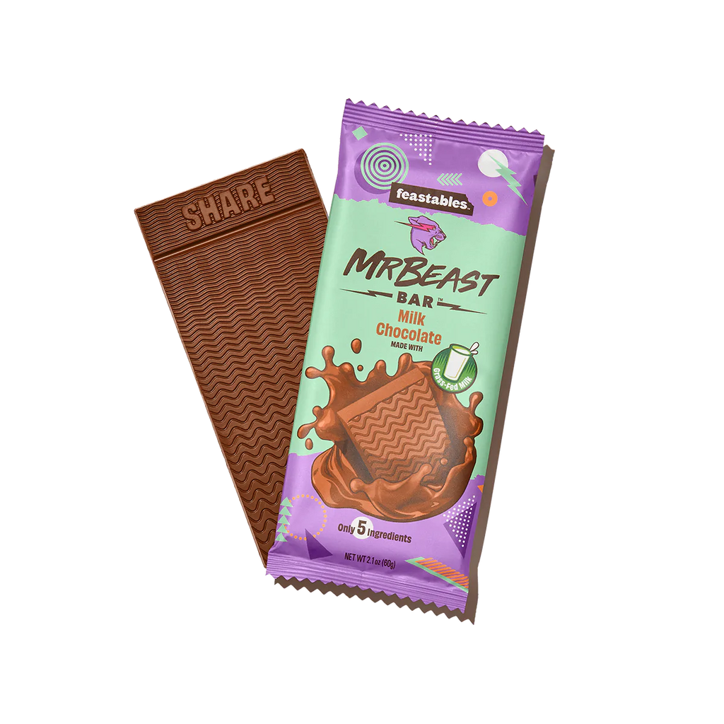 Mr Beast Feastables Chocolate Bar Milk (60g)