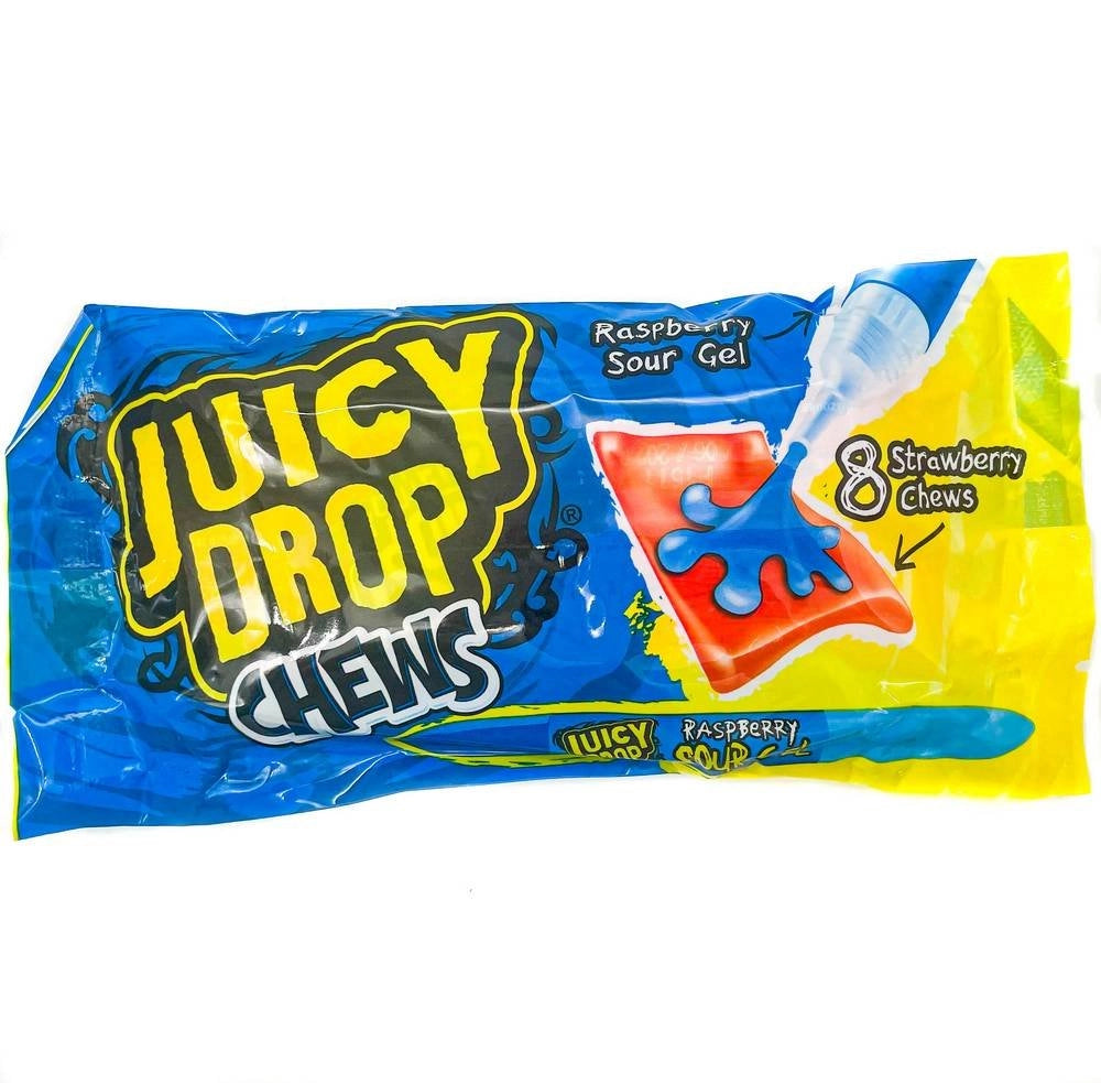 Juicy Drop Strawberry Chews Raspberry Sour Gel